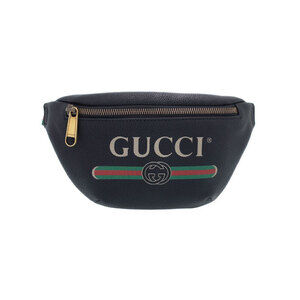 GUCCI Leather Belt Crossbody Bum Bag Body